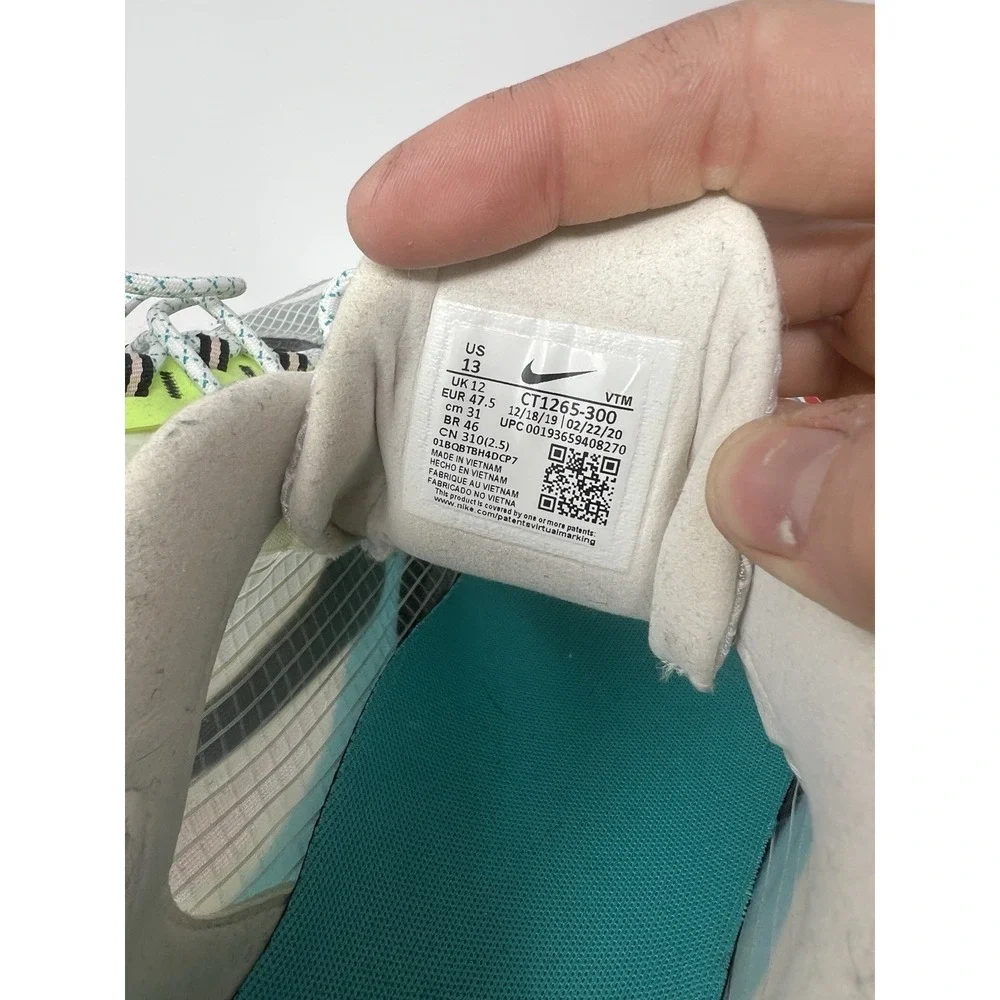 Nike Men's‎ Air Max 270 React CT1265-300 Oracle Aqua/Ghost Green Size 13